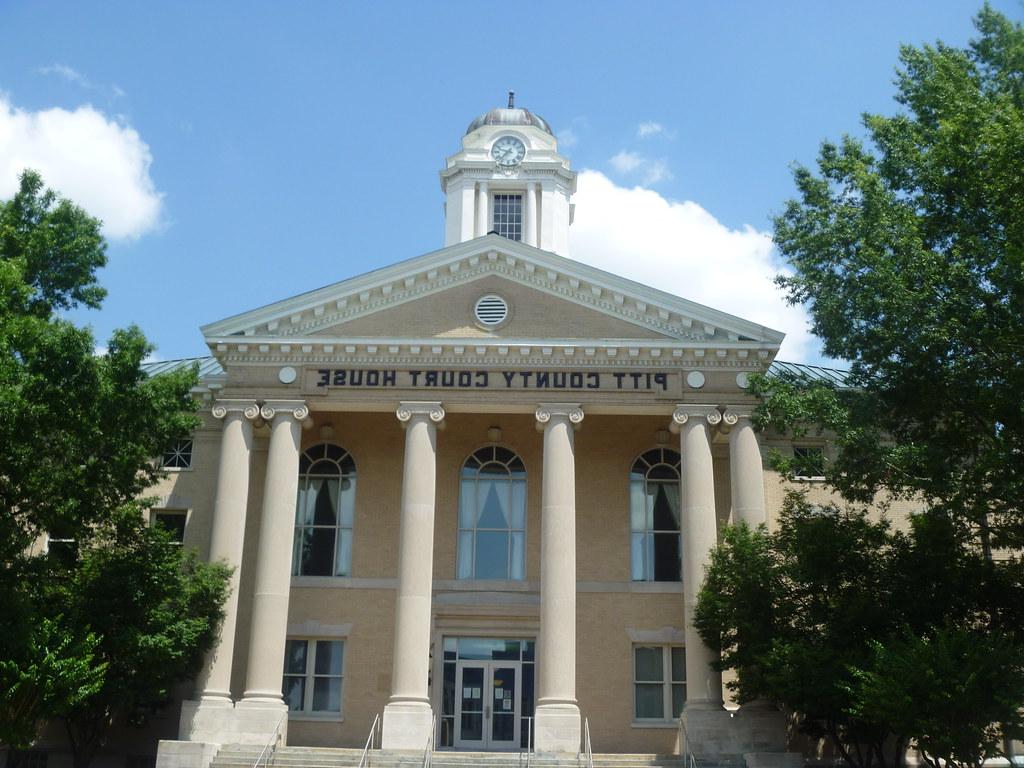 Pitt County Court House Front Steps